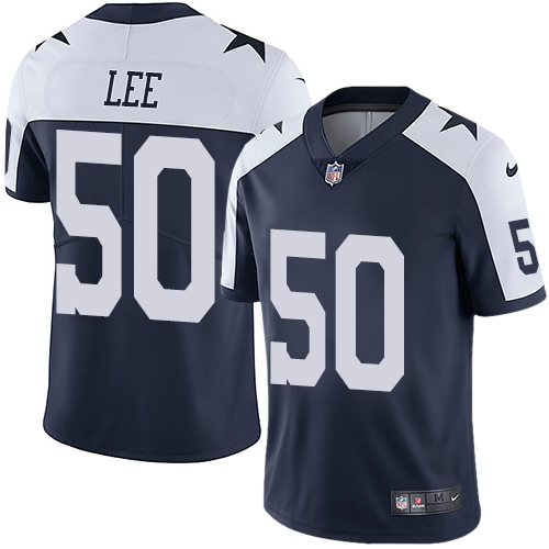 2019 men Dallas Cowboys 50 Lee blue Nike Vapor Untouchable Limited NFL Jersey